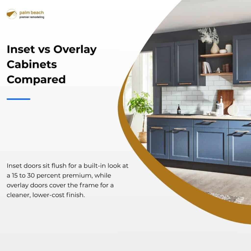 Inset vs Overlay Cabinets